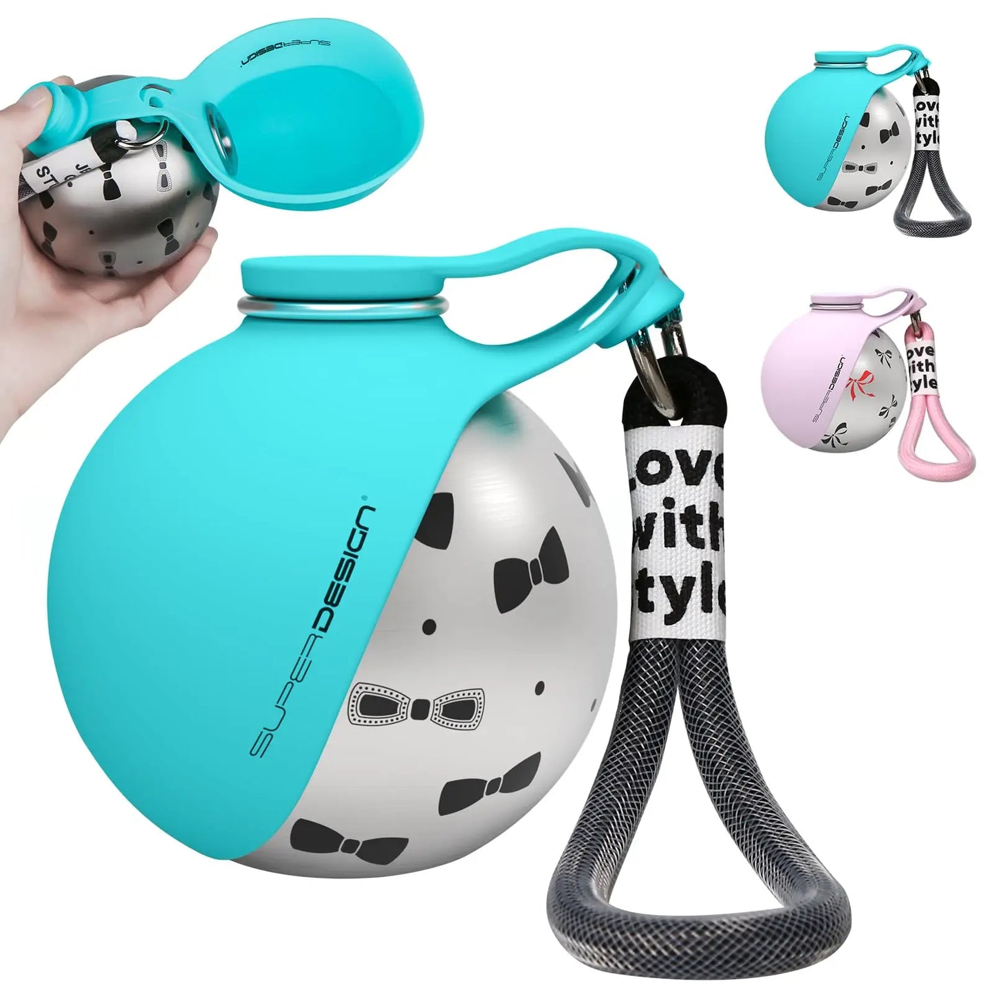 Stainless Steel Pet Travel Water Bottle
