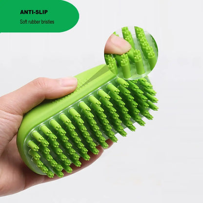 Pet Spa Bath Brush – Soft Silicone Shampoo & Massage Brush for Dogs & Cats