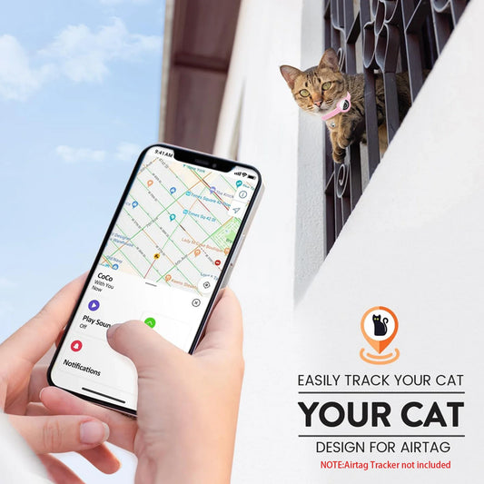 AirTag Cat Collar – Anti-Lost Smart Tracking Collar for Cats & Small Dogs