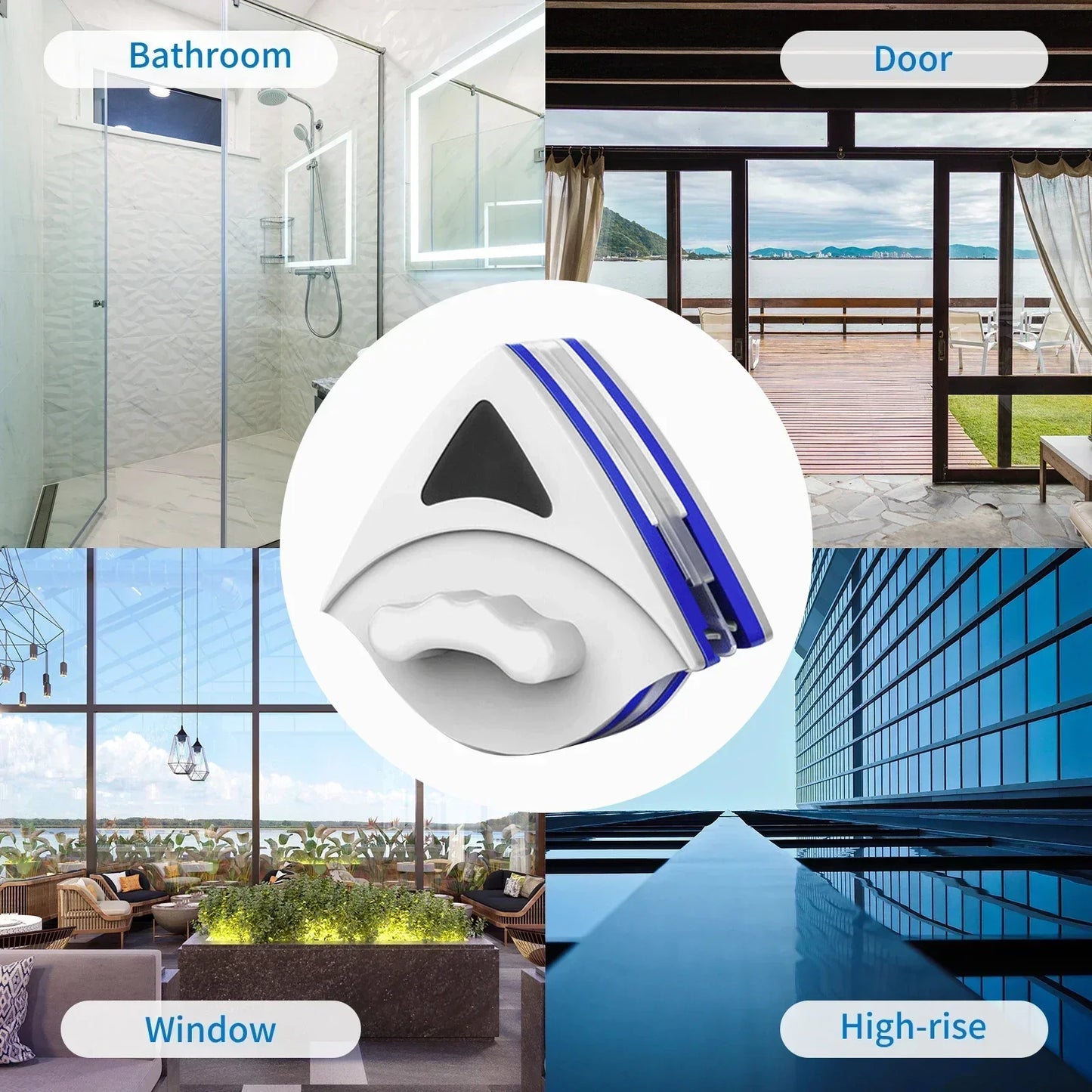 LUXEGLIDE Pro Magnetic Window Cleaner – Effortless and Stain-Free Cleaning for Double-Glazed Windows