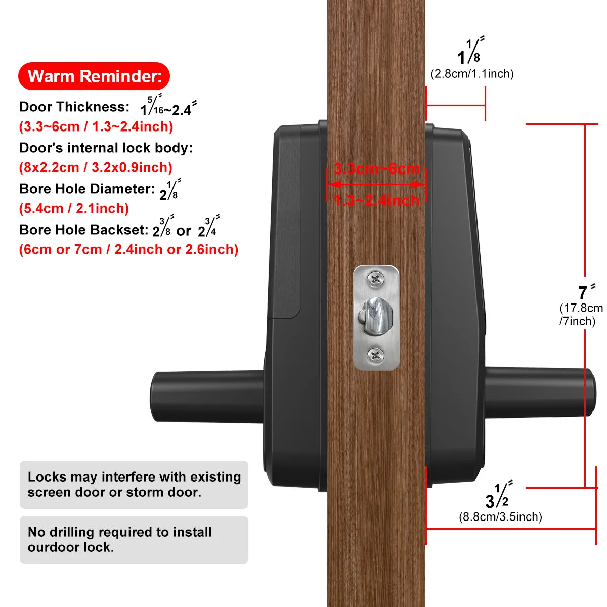 Smart Biometric Door Lock – Keyless Entry with Fingerprint, PIN & App Control