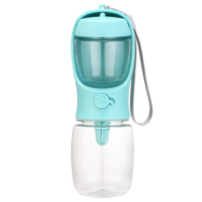 3-in-1 Portable Dog and Cat Water Bottle