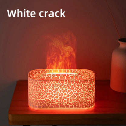 3D Flame Humidifier – Ultrasonic Aroma Diffuser with Firelight Effect
