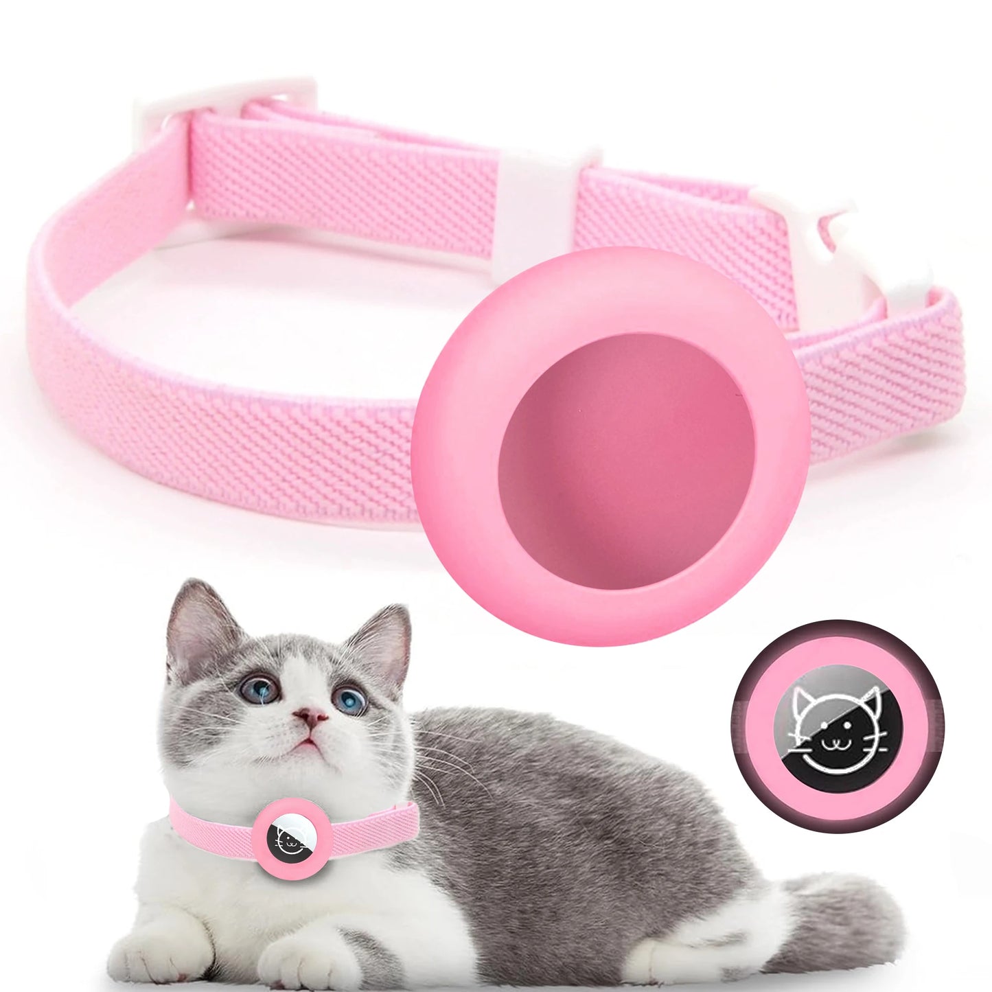 AirTag Cat Collar – Anti-Lost Smart Tracking Collar for Cats & Small Dogs