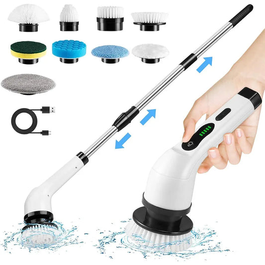 Cordless Electric Spin Scrubber – Bathroom & Kitchen Deep Cleaning Brush