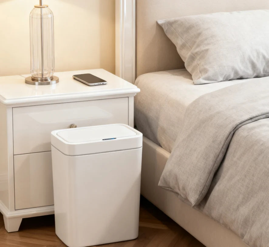 15L Smart Sensor Touchless Trash Can – Automatic Bagging Bathroom & Home Waste Bin