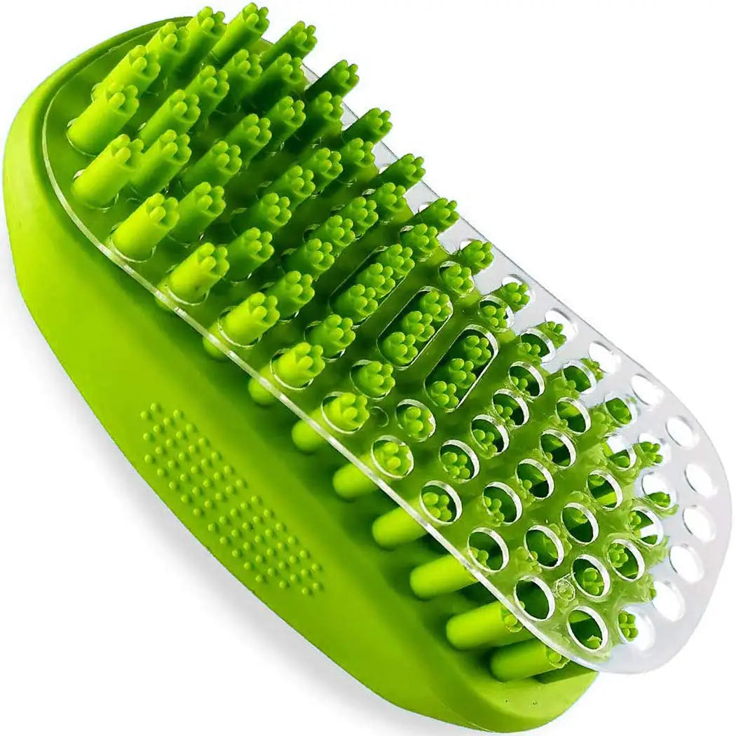 Pet Spa Bath Brush – Soft Silicone Shampoo & Massage Brush for Dogs & Cats