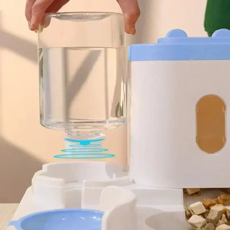 HydraBowl – Premium Automatic Pet Feeding & Water Station