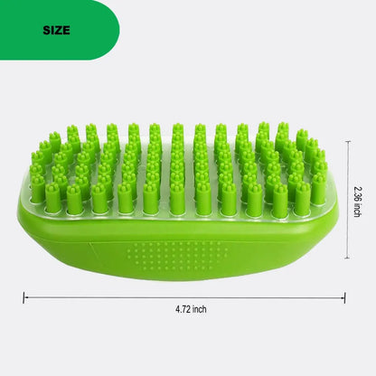 Pet Spa Bath Brush – Soft Silicone Shampoo & Massage Brush for Dogs & Cats