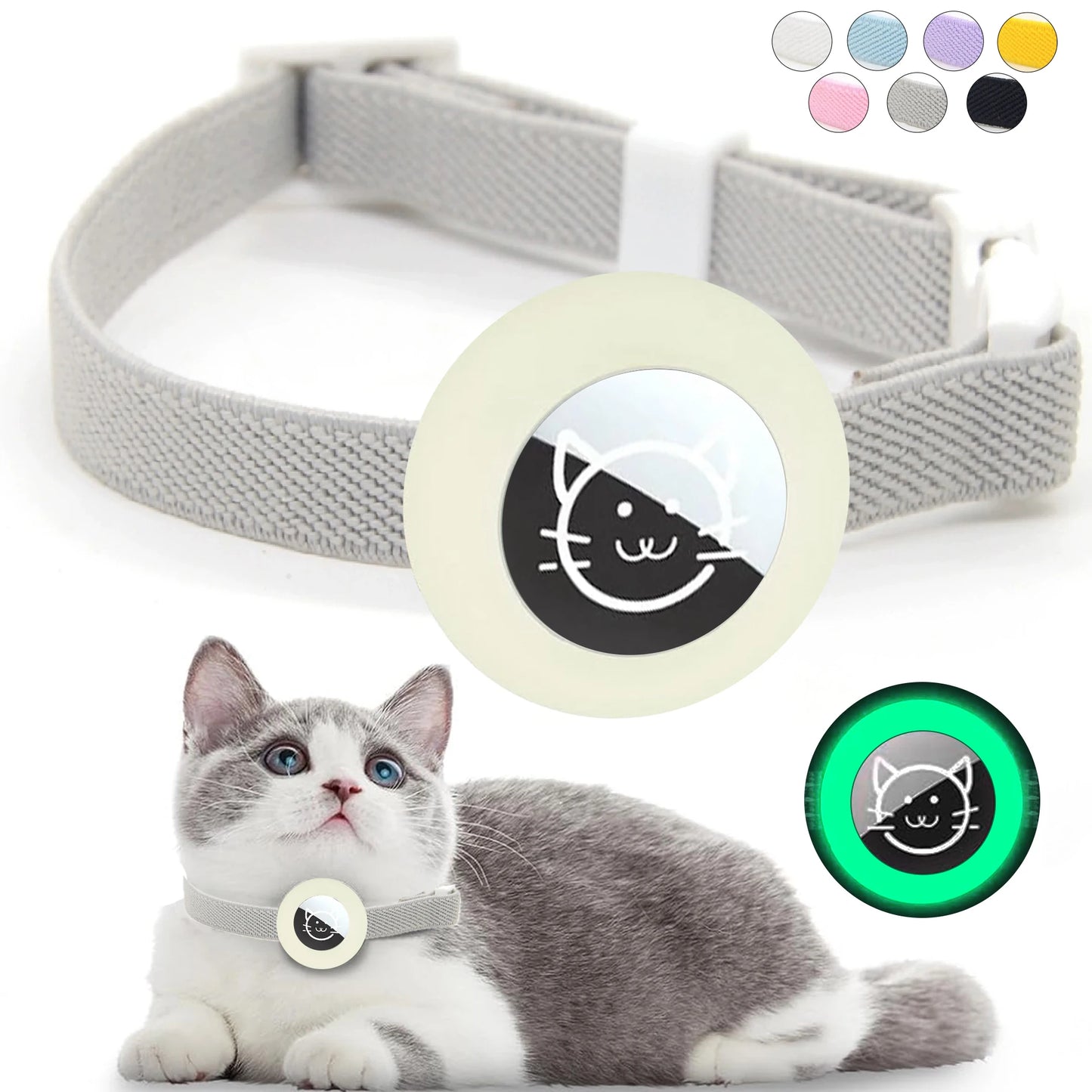 AirTag Cat Collar – Anti-Lost Smart Tracking Collar for Cats & Small Dogs