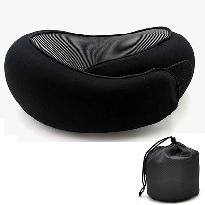 Ergonomic Memory Foam Travel Pillow for Neck Support