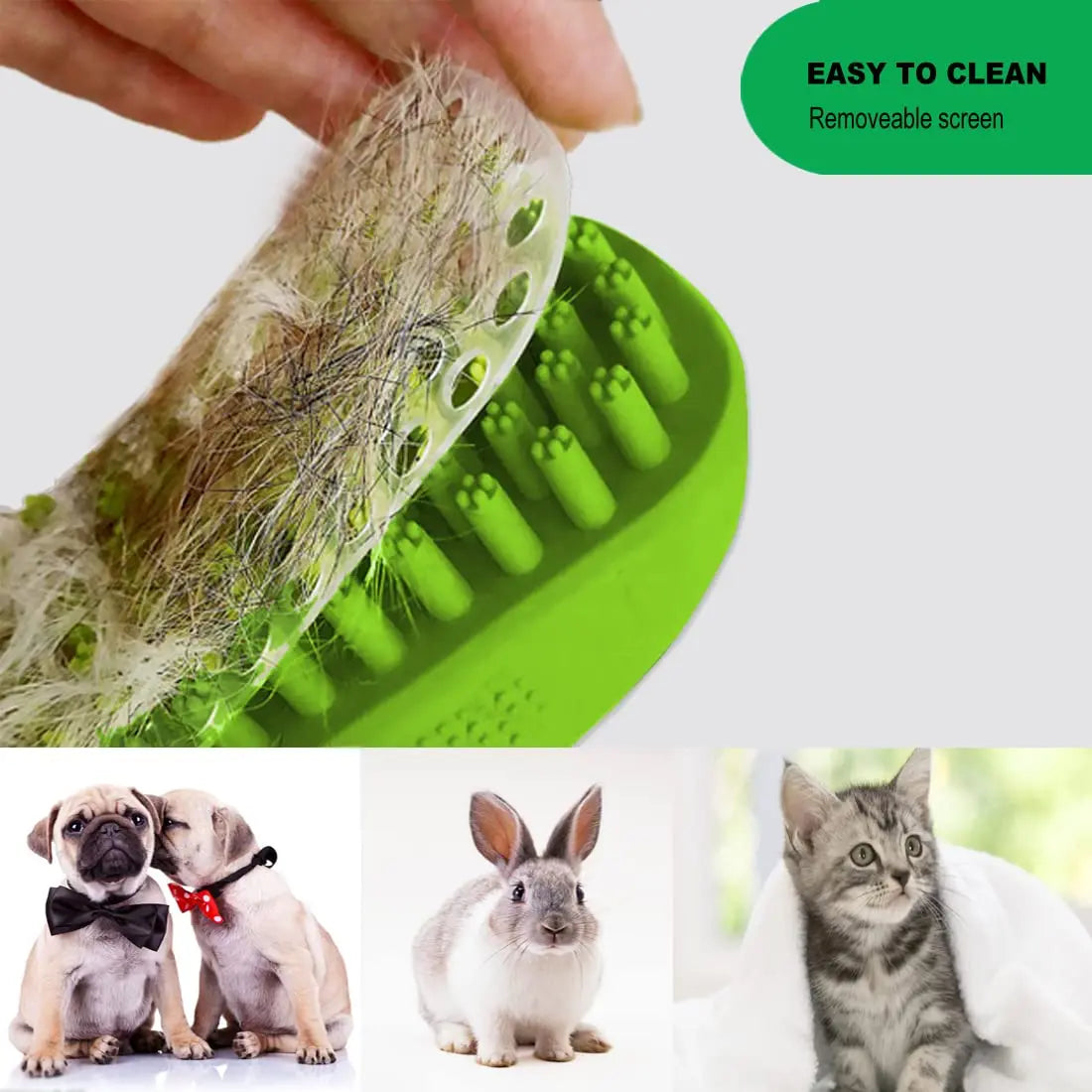 Pet Spa Bath Brush – Soft Silicone Shampoo & Massage Brush for Dogs & Cats