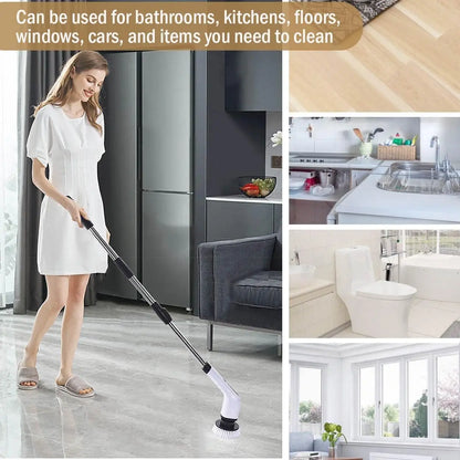 Cordless Electric Spin Scrubber – Bathroom & Kitchen Deep Cleaning Brush