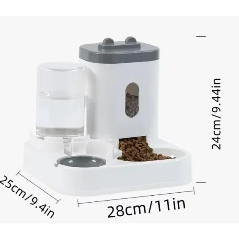 HydraBowl – Premium Automatic Pet Feeding & Water Station