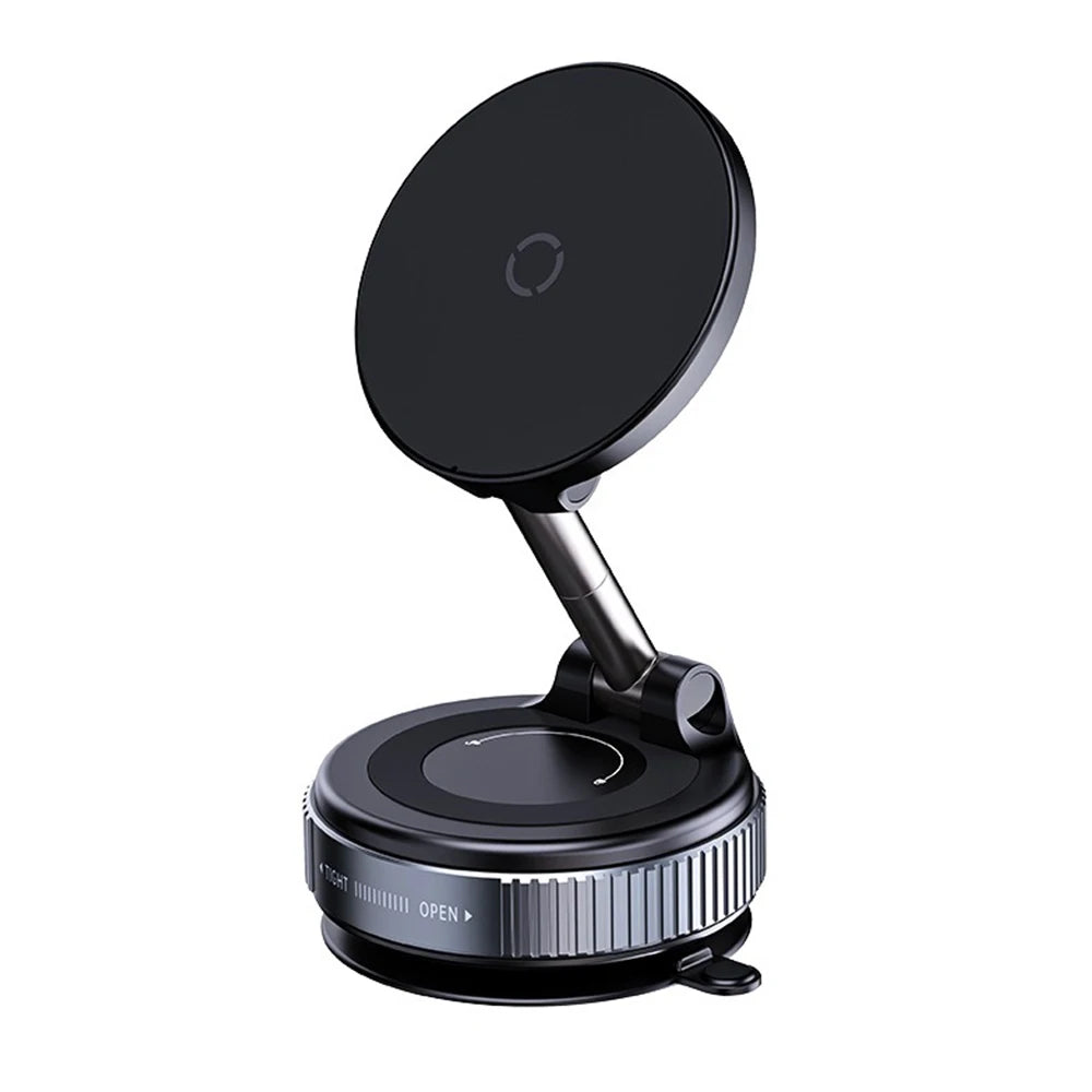 MagCharge Pro – Foldable Cooling Magnetic Car Mount with Fast Wireless Charging