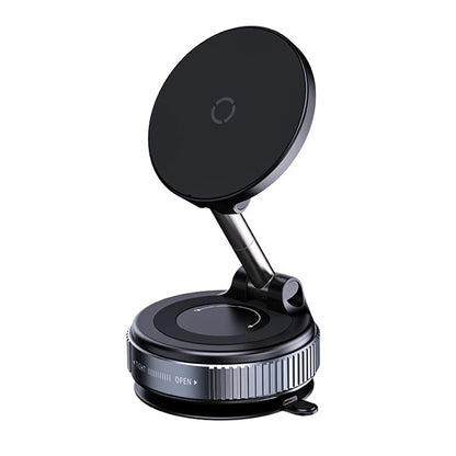 MagCharge Pro – Foldable Cooling Magnetic Car Mount with Fast Wireless Charging