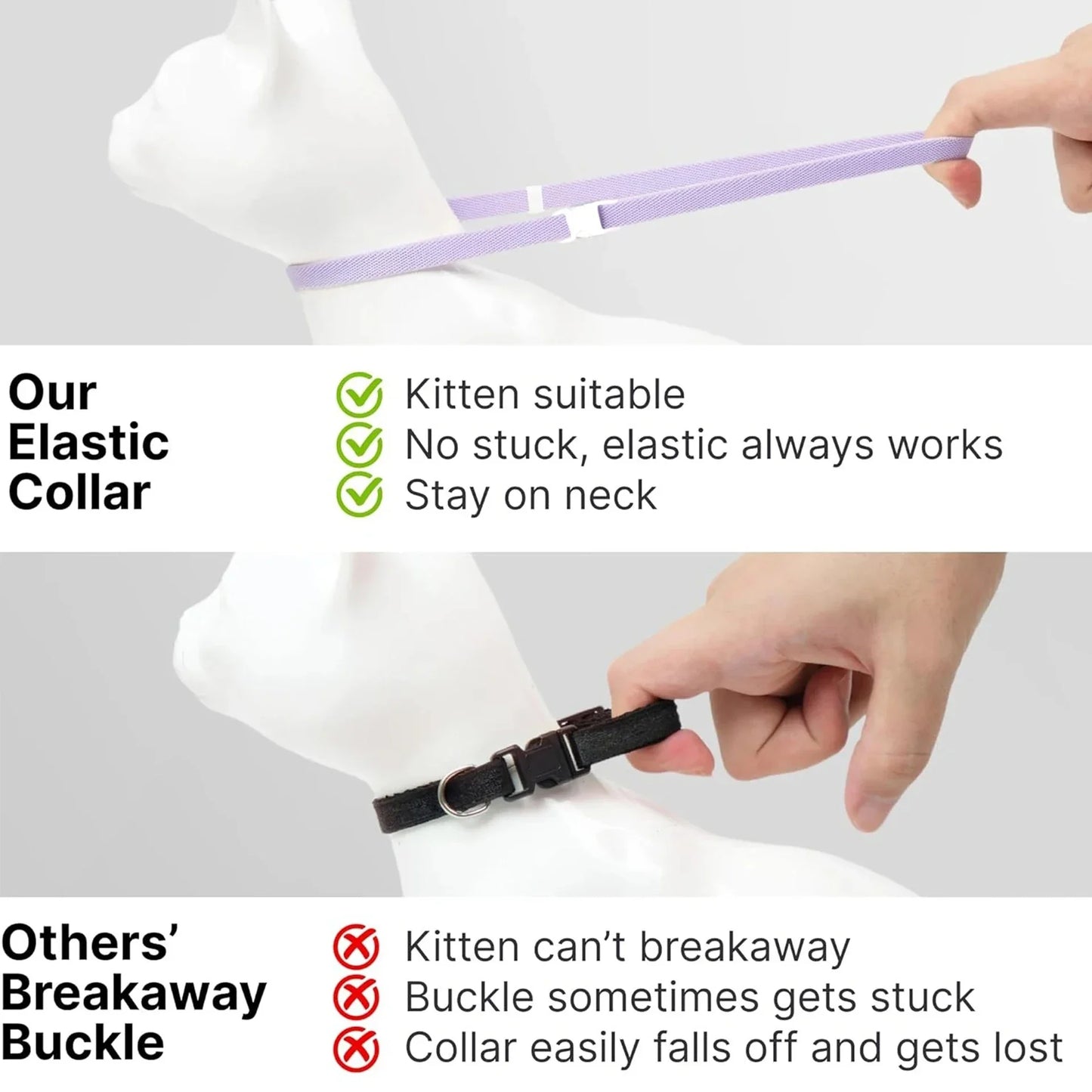 AirTag Cat Collar – Anti-Lost Smart Tracking Collar for Cats & Small Dogs